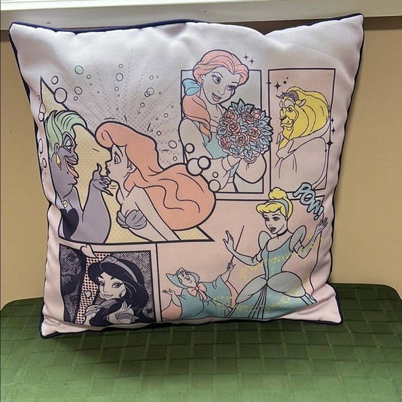 Disney Comic Style Pillow with Pastel Colors - Picture 2 of 10